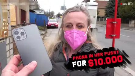 Extreme Streets – iPhone in Vagina Challenge with Lenka