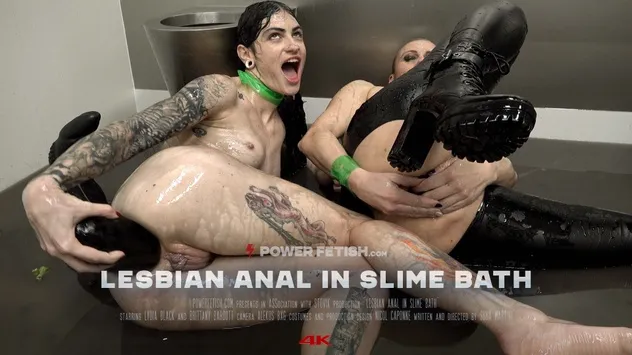 Power Fetish – Lesbian Anal in Slime Bath