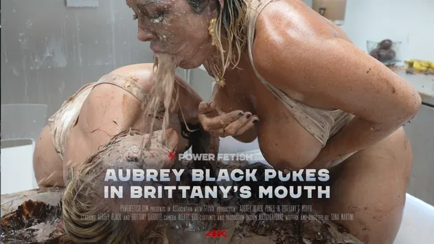 Power Fetish – Aubrey Black Fists Brittany and Gives Her a Messy Oral Finish